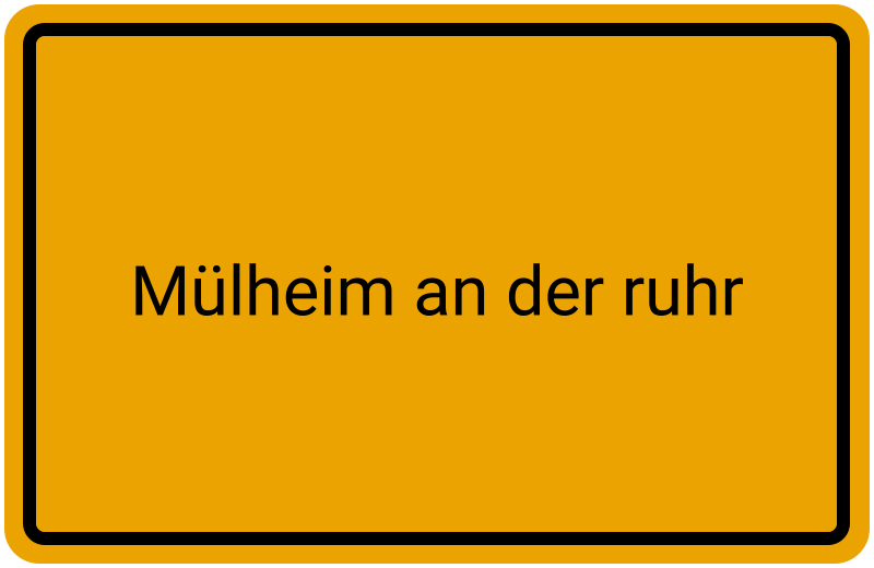 Meldebestätigung Mülheim an der Ruhr